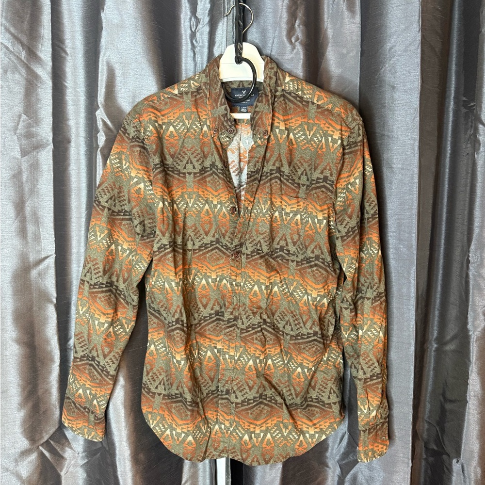 American Eagle Outfitters Aztec Buttoned Shirt